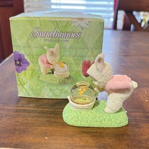 Snowbunnies Bunny Figurine dept 56 if you love it, let it go